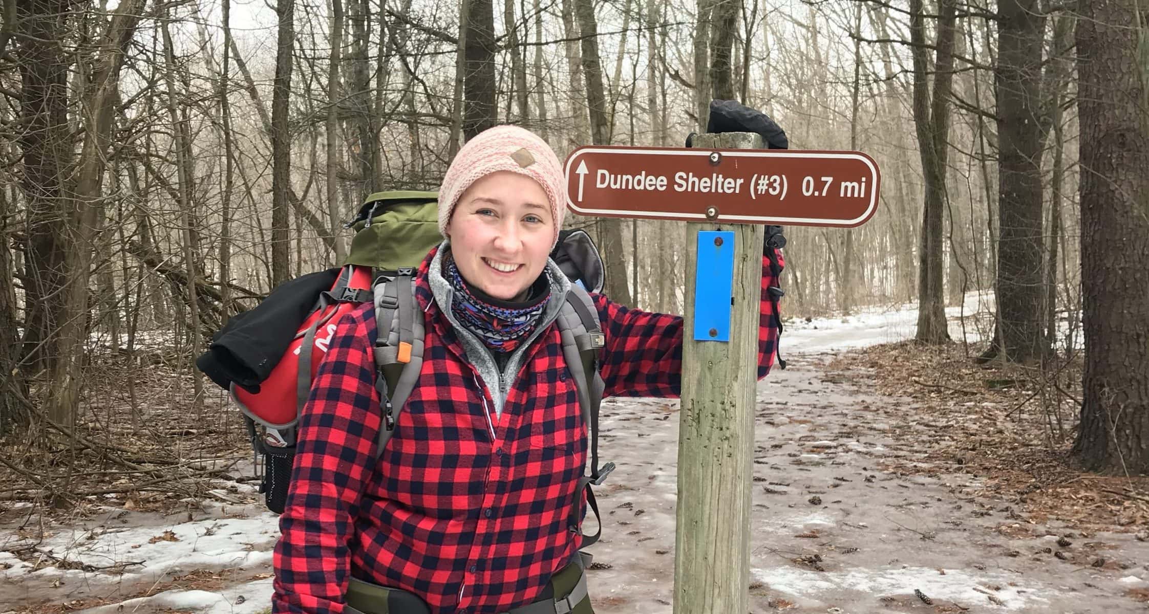 Erica Zazo Backpacking, Ice Age Trail, Wisconsin (2)