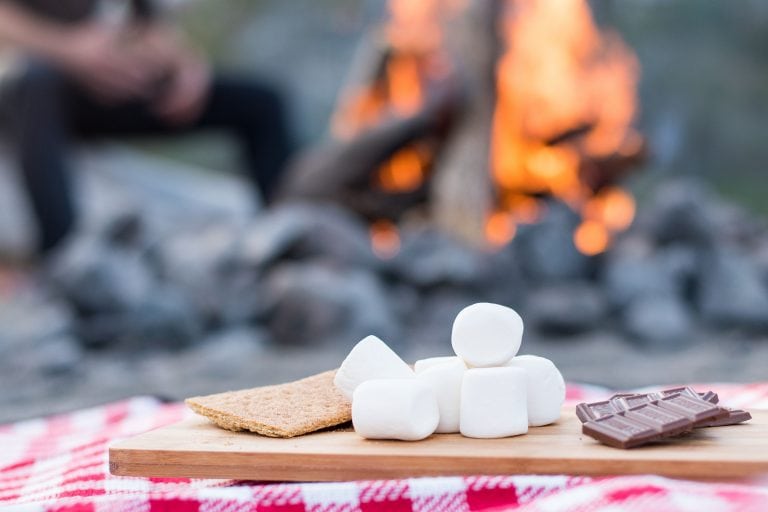 S'mores by a Campfire
