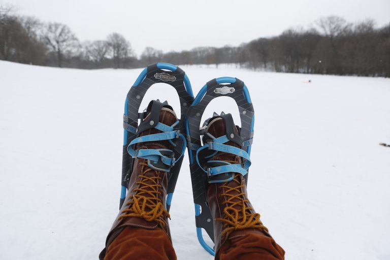 Snowshoeing in the Winter