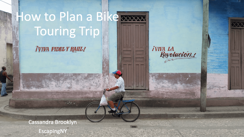 Biking in Cuba Cassandra Brooklyn