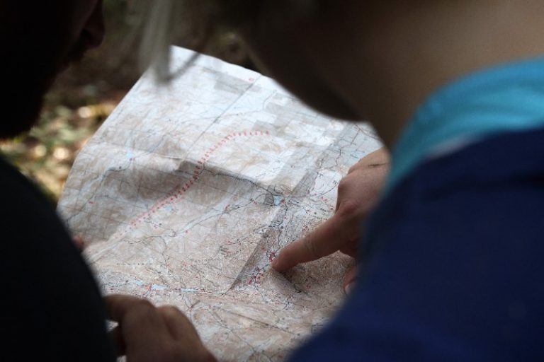 Practice your map and compass skills in the park