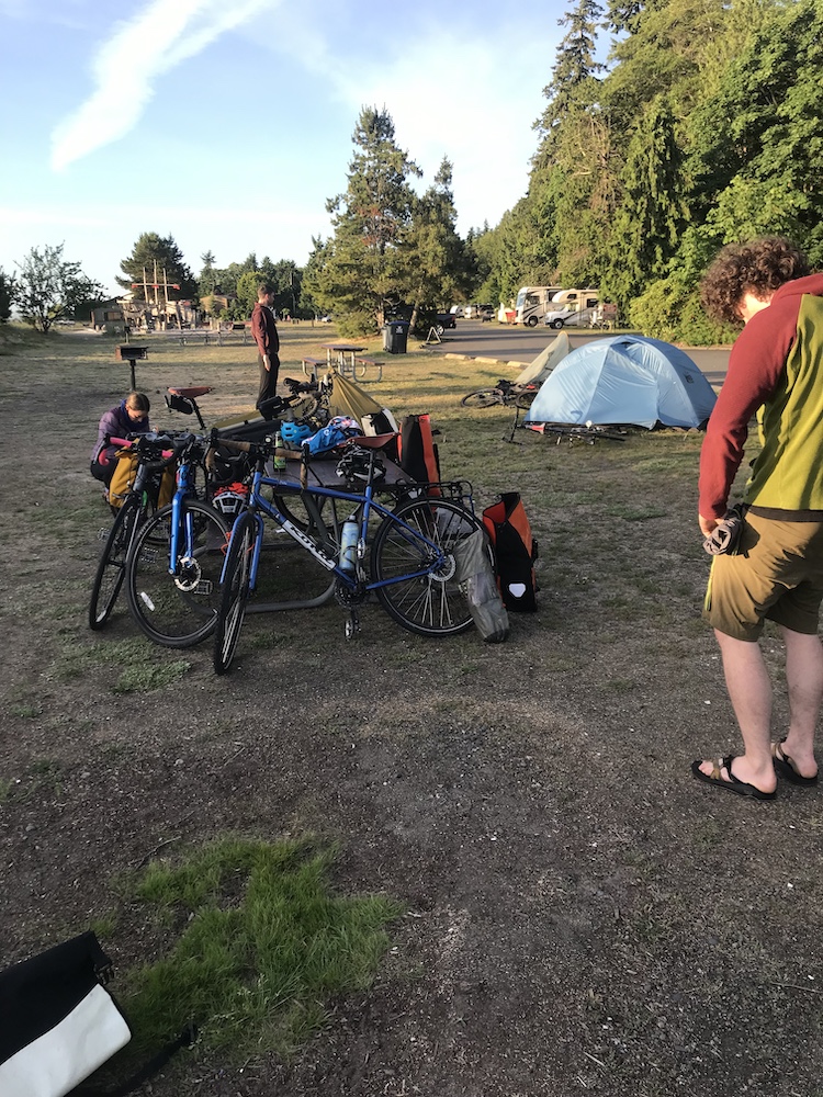 Camping at Bainbridge Park