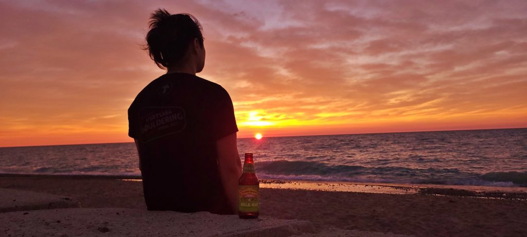 Sunset on Lake Michigan
